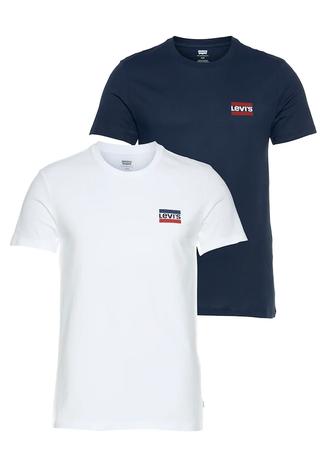 Levi's® T-Shirt »LE 2PK CREWNECK GRAPHIC« 2 Stk.