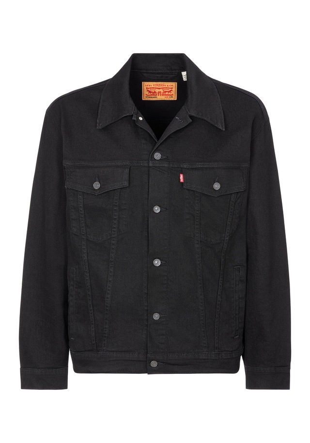 Levi's® Plus Jeansjacke »BIG TRUCKER« ohne Kapuze mit Knopfleiste und Brusttaschen