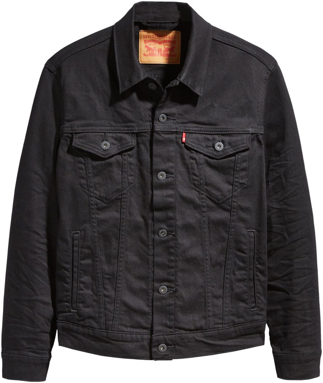 Levi's® Plus Jeansjacke »BIG TRUCKER« ohne Kapuze mit Knopfleiste und Brusttaschen