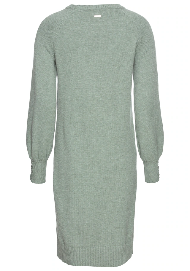 Laura Scott Strickkleid mit Schnürdetail aus Viskosemischung