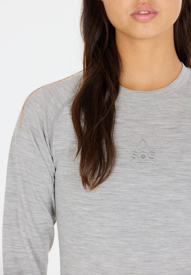 SOS Funktionsshirt »Nuuk« mit hochwertiger Woll-Verarbeitung