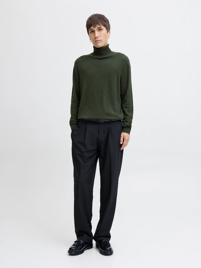 Jack & Jones Rollkragenpullover »JJEEMIL KNIT ROLL NECK NOOS« Baumwollmischung, regular fit