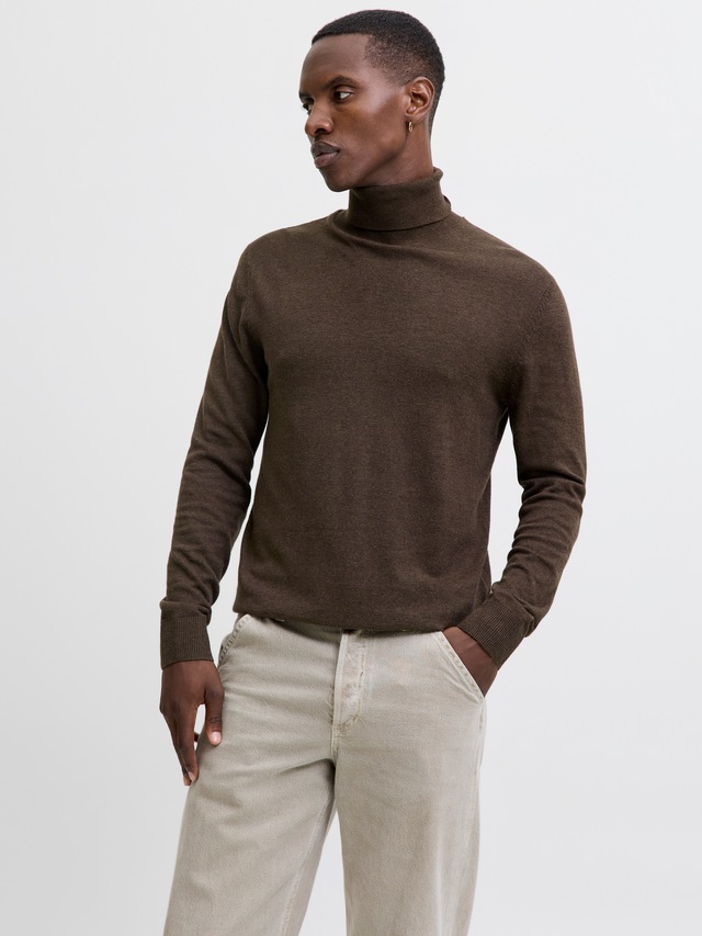Jack & Jones Rollkragenpullover »JJEEMIL KNIT ROLL NECK NOOS« Baumwollmischung, regular fit
