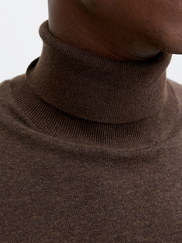 Jack & Jones Rollkragenpullover »JJEEMIL KNIT ROLL NECK NOOS« Baumwollmischung, regular fit