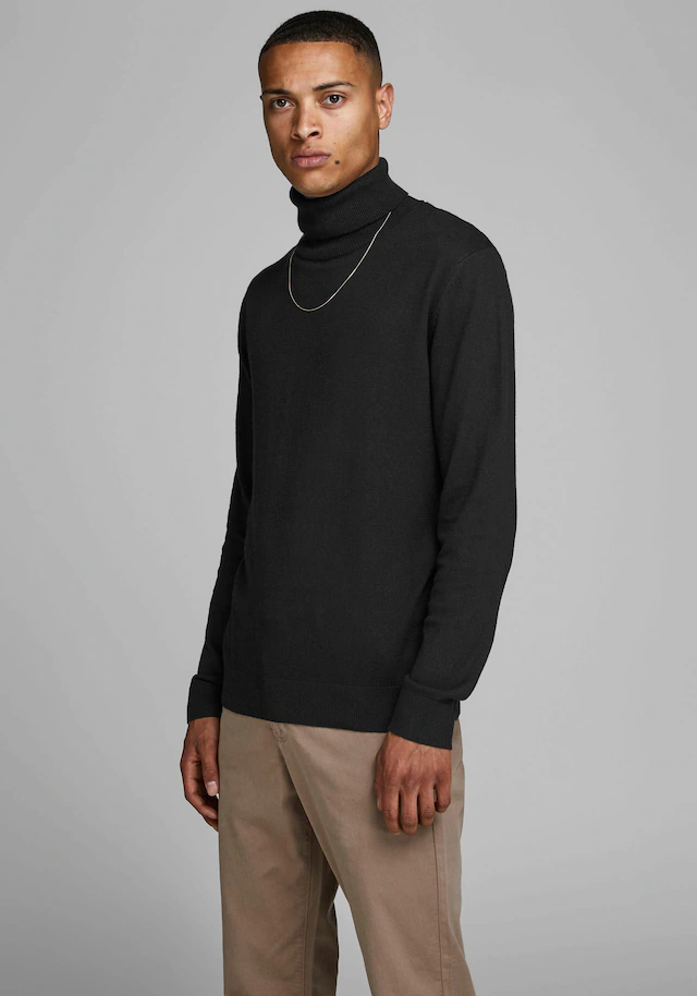 Jack & Jones Rollkragenpullover »JJEEMIL KNIT ROLL NECK NOOS« Baumwollmischung, regular fit