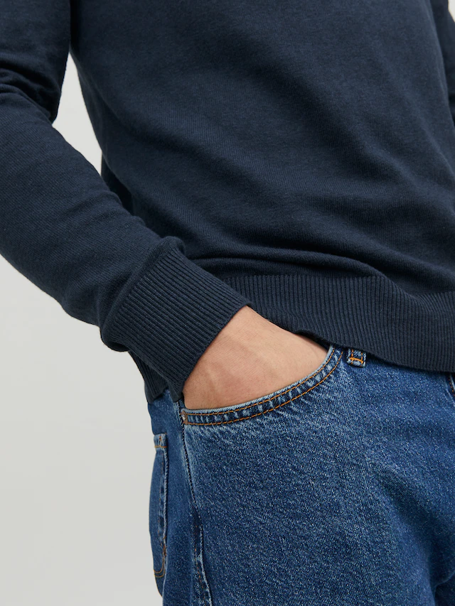 Jack & Jones Rollkragenpullover »JJEEMIL KNIT ROLL NECK NOOS« Baumwollmischung, regular fit