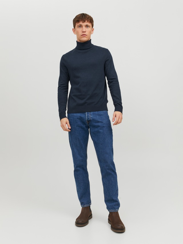 Jack & Jones Rollkragenpullover »JJEEMIL KNIT ROLL NECK NOOS« Baumwollmischung, regular fit