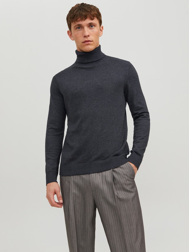 Jack & Jones Rollkragenpullover »JJEEMIL KNIT ROLL NECK NOOS« Baumwollmischung, regular fit