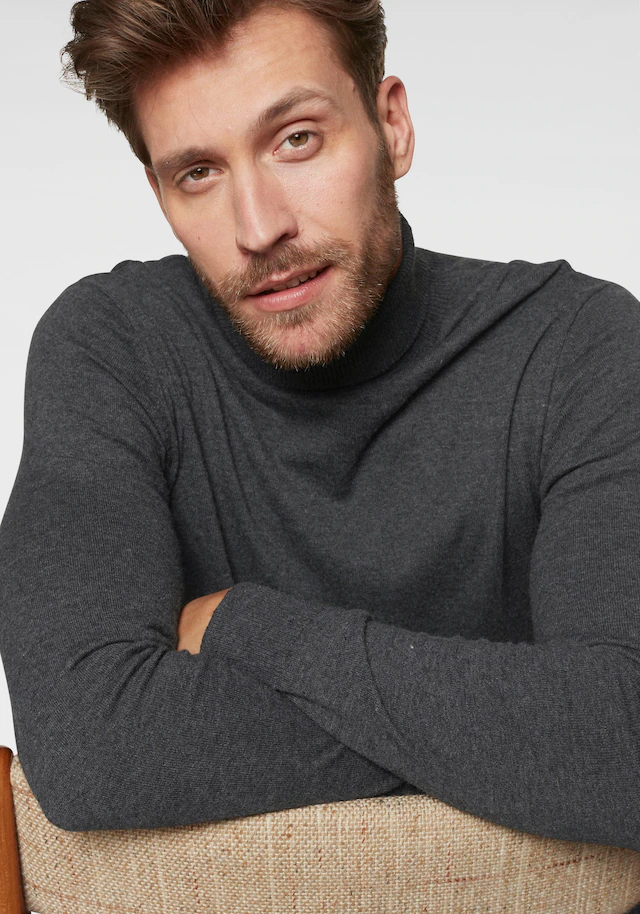 Jack & Jones Rollkragenpullover »JJEEMIL KNIT ROLL NECK NOOS« Baumwollmischung, regular fit