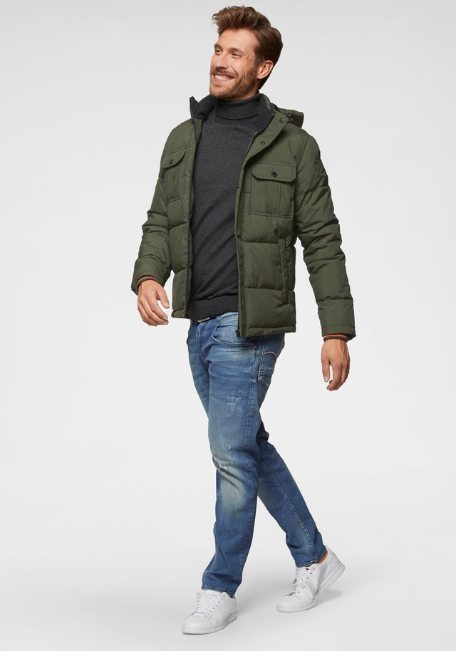 Jack & Jones Rollkragenpullover »JJEEMIL KNIT ROLL NECK NOOS« Baumwollmischung, regular fit