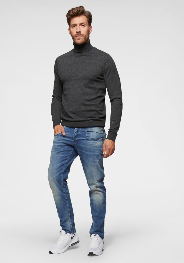 Jack & Jones Rollkragenpullover »JJEEMIL KNIT ROLL NECK NOOS« Baumwollmischung, regular fit