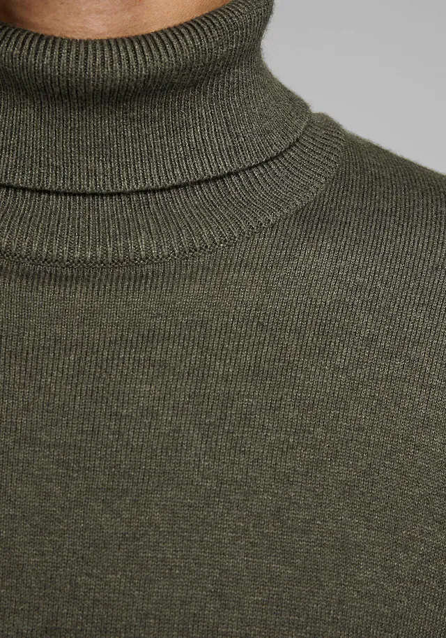Jack & Jones Rollkragenpullover »JJEEMIL KNIT ROLL NECK NOOS« Baumwollmischung, regular fit