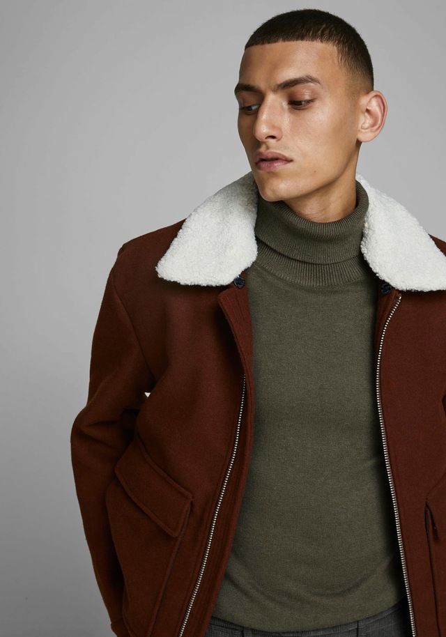 Jack & Jones Rollkragenpullover »JJEEMIL KNIT ROLL NECK NOOS« Baumwollmischung, regular fit
