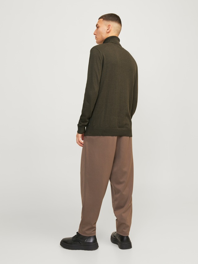 Jack & Jones Rollkragenpullover »JJEEMIL KNIT ROLL NECK NOOS« Baumwollmischung, regular fit