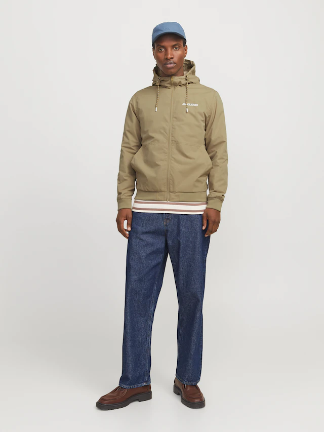 Jack & Jones Blouson »JJERUSH mit Kapuze« mit Kapuze Kunstfaser, regular fit