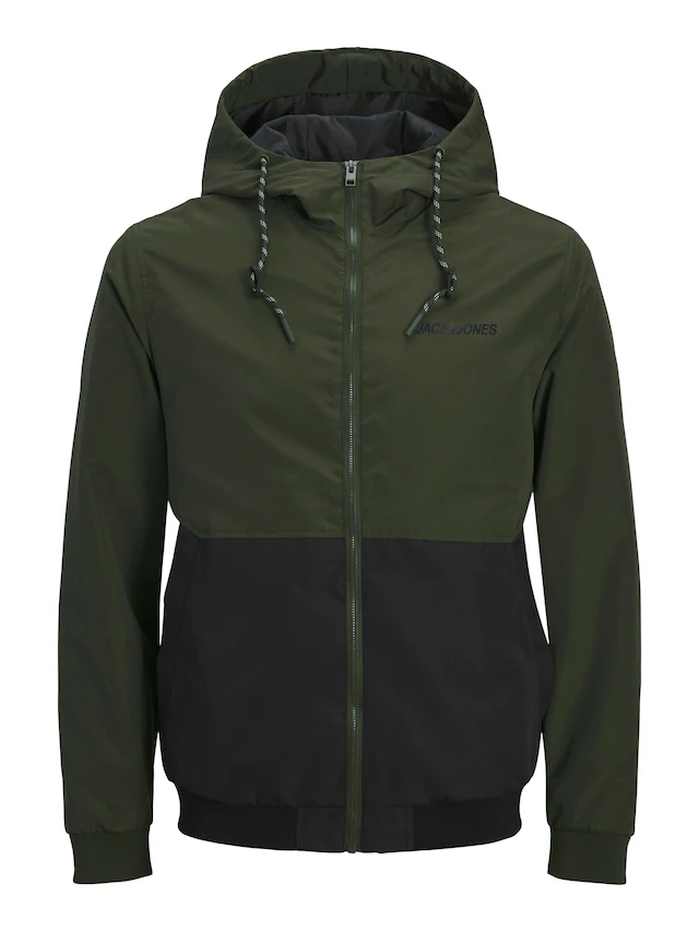 Jack & Jones Blouson »JJERUSH mit Kapuze« mit Kapuze Kunstfaser, regular fit
