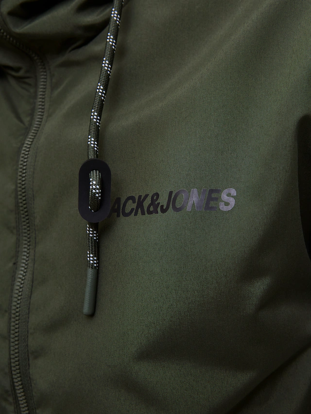Jack & Jones Blouson »JJERUSH mit Kapuze« mit Kapuze Kunstfaser, regular fit