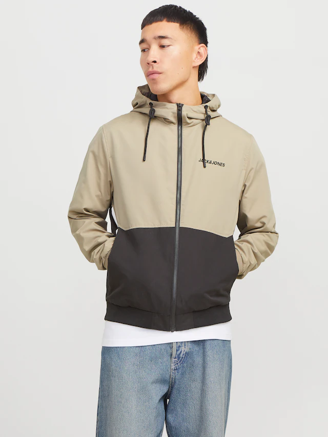 Jack & Jones Blouson »JJERUSH mit Kapuze« mit Kapuze Kunstfaser, regular fit
