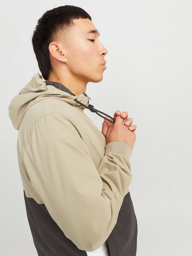 Jack & Jones Blouson »JJERUSH mit Kapuze« mit Kapuze Kunstfaser, regular fit