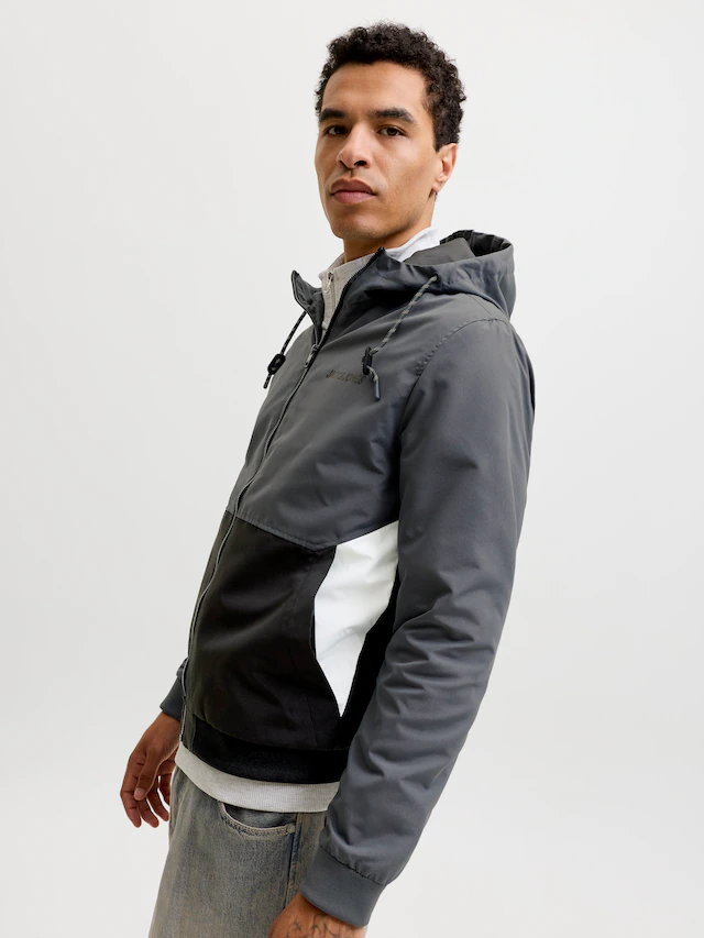 Jack & Jones Blouson »JJERUSH mit Kapuze« mit Kapuze Kunstfaser, regular fit