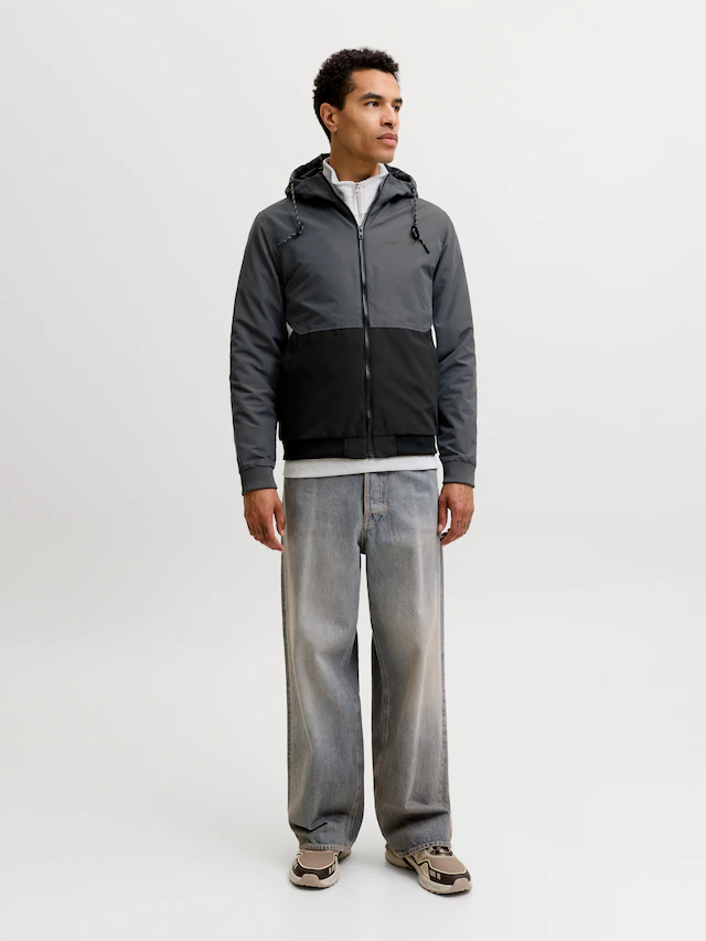Jack & Jones Blouson »JJERUSH mit Kapuze« mit Kapuze Kunstfaser, regular fit