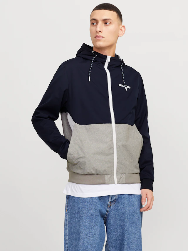 Jack & Jones Blouson »JJERUSH mit Kapuze« mit Kapuze Kunstfaser, regular fit