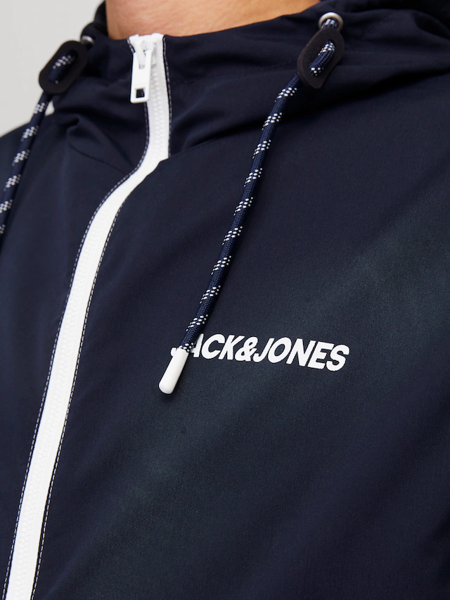 Jack & Jones Blouson »JJERUSH mit Kapuze« mit Kapuze Kunstfaser, regular fit