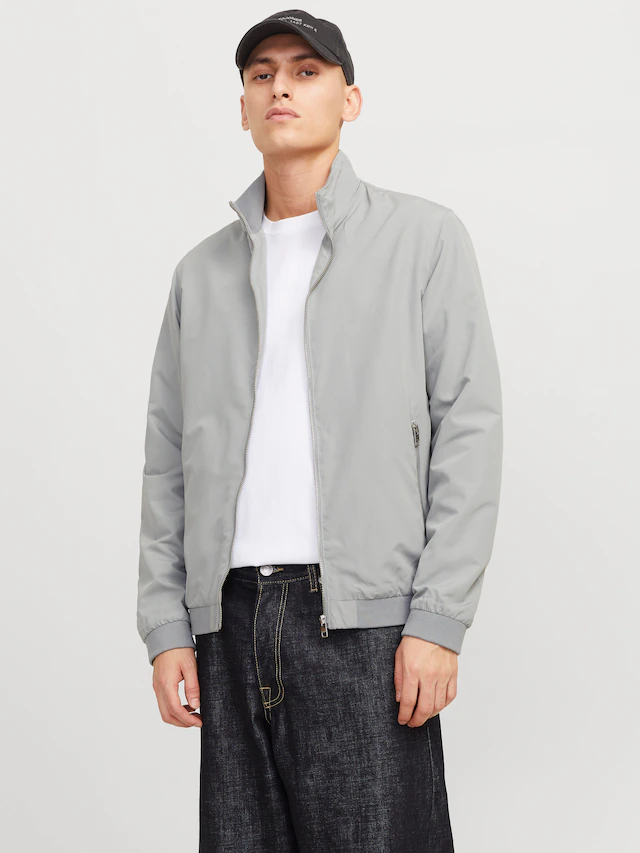 Jack & Jones Blouson »JJERUSH Stylisch, funktional, ideal für Herbst, pflegeleicht« ohne Kapuze mit stylischem Stehkragen