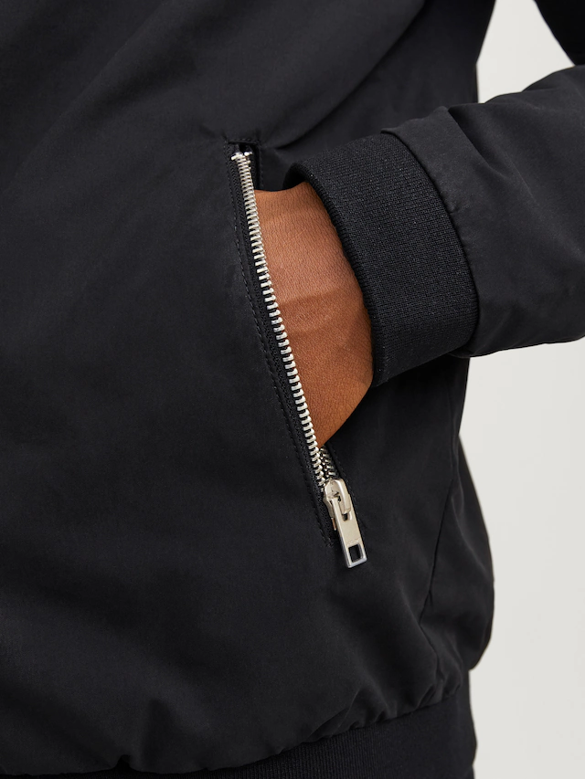 Jack & Jones Blouson »JJERUSH Stylisch, funktional, ideal für Herbst, pflegeleicht« ohne Kapuze mit stylischem Stehkragen