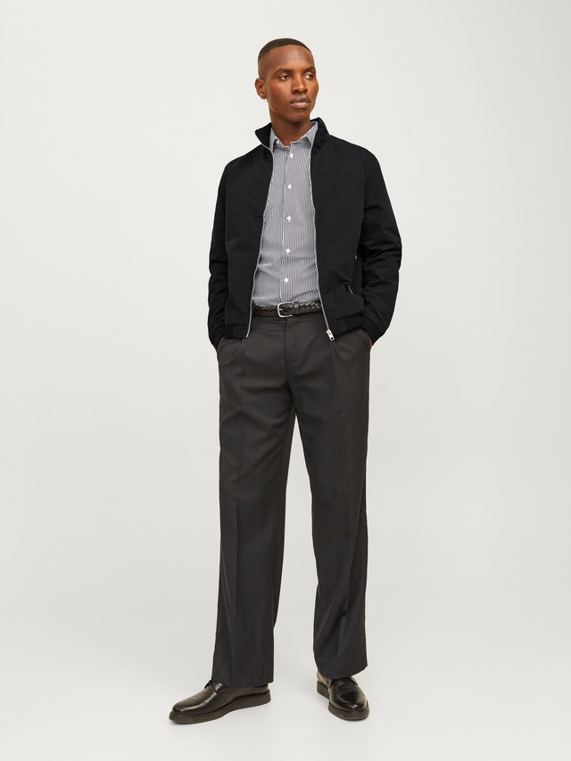Jack & Jones Blouson »JJERUSH Stylisch, funktional, ideal für Herbst, pflegeleicht« ohne Kapuze mit stylischem Stehkragen