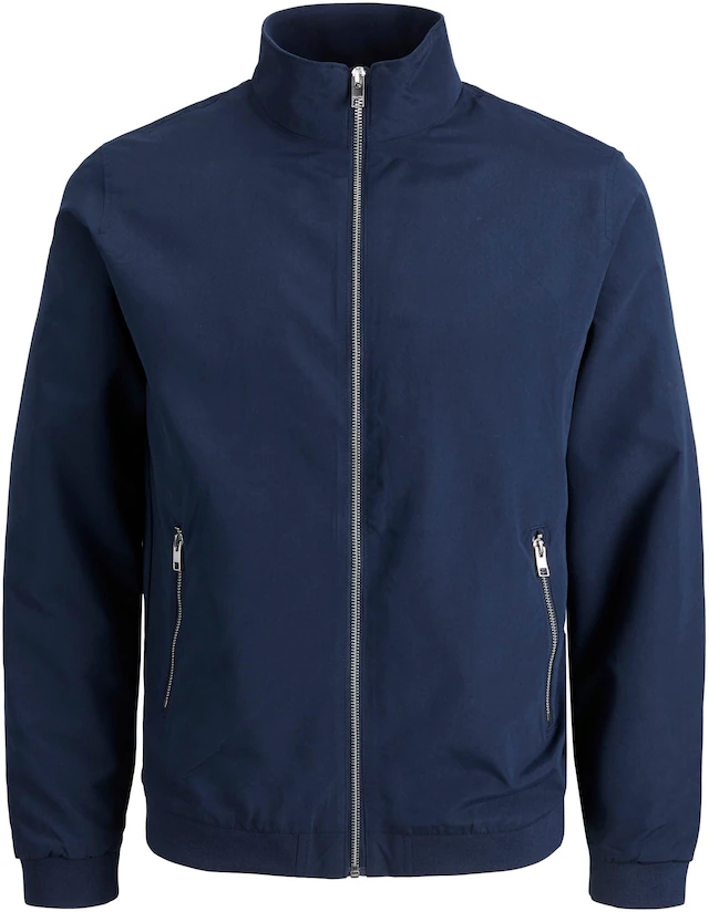 Jack & Jones Blouson »JJERUSH Stylisch, funktional, ideal für Herbst, pflegeleicht« ohne Kapuze mit stylischem Stehkragen
