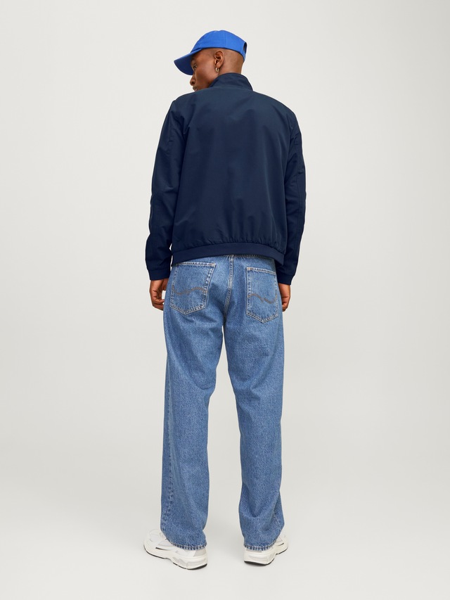 Jack & Jones Blouson »JJERUSH Stylisch, funktional, ideal für Herbst, pflegeleicht« ohne Kapuze mit stylischem Stehkragen