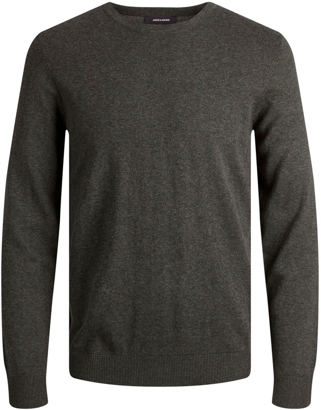 Jack & Jones Rundhalspullover »JJEEMIL KNIT CREW NECK NOOS« Baumwollmischung, regular fit