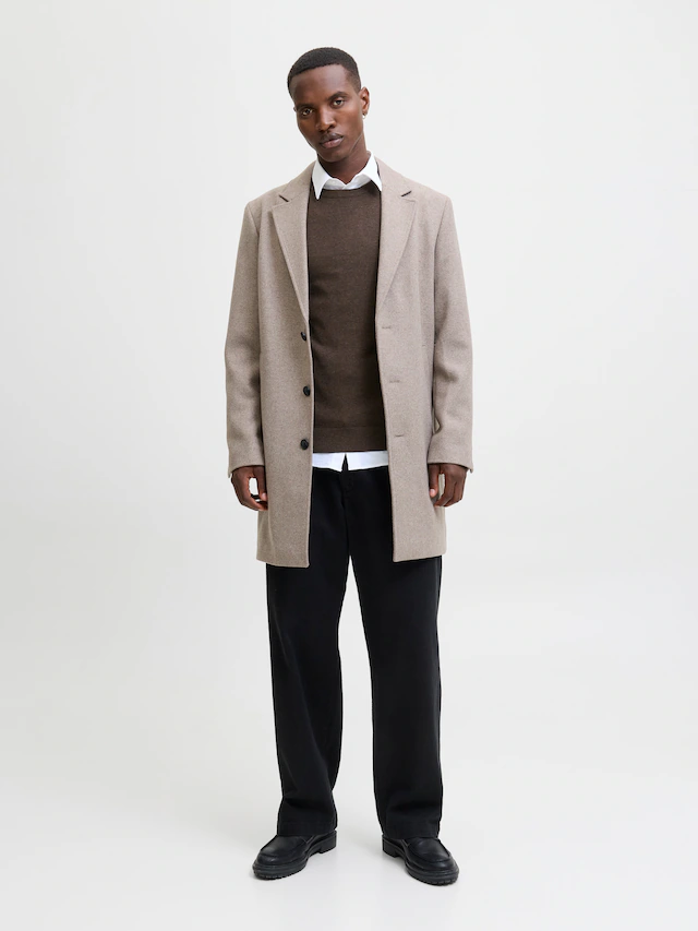 Jack & Jones Rundhalspullover »JJEEMIL KNIT CREW NECK NOOS« Baumwollmischung, regular fit