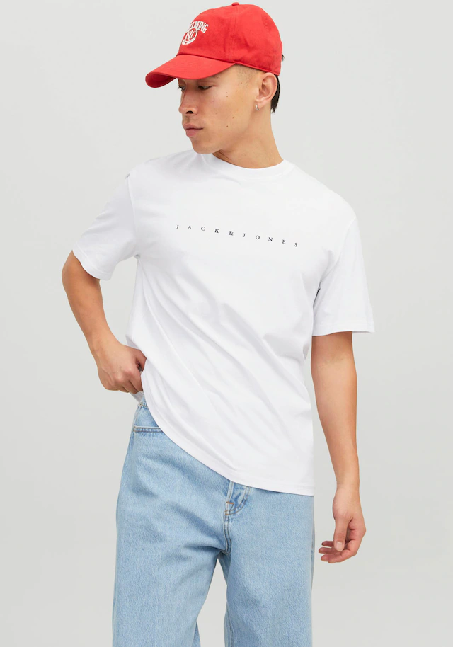Jack & Jones »JJESTAR mit Pigmentprint und Baumwollgefühl« Baumwolle, relaxed fit