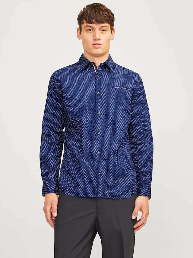 Jack & Jones Langarmhemd »JJEREMY DETAIL SHIRT LS NOOS«