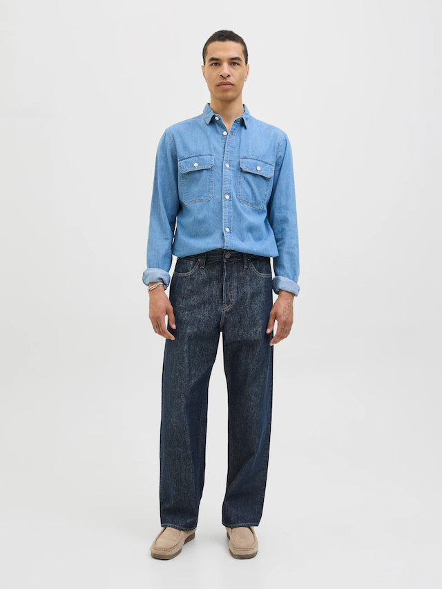 Jack & Jones Relax-fit-Jeans »JJIALEX mit cleanem Look und Taschenvielfalt« Baumwolle, relax fit