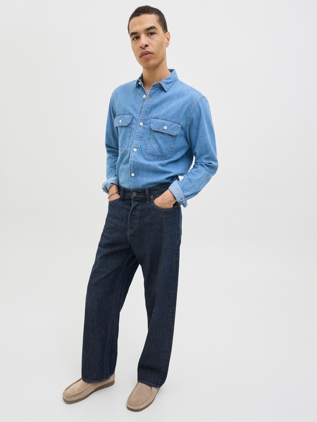 Jack & Jones Relax-fit-Jeans »JJIALEX mit cleanem Look und Taschenvielfalt« Baumwolle, relax fit