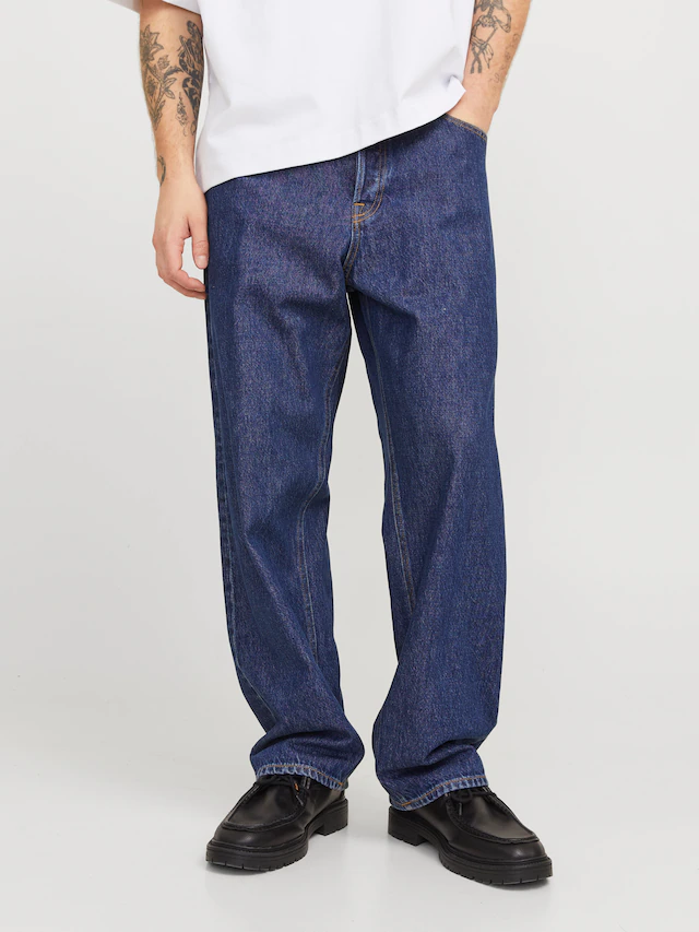 Jack & Jones Relax-fit-Jeans »JJIALEX mit cleanem Look und Taschenvielfalt« Baumwolle, relax fit