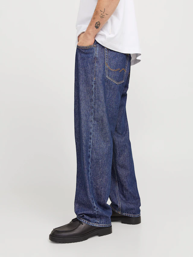 Jack & Jones Relax-fit-Jeans »JJIALEX mit cleanem Look und Taschenvielfalt« Baumwolle, relax fit