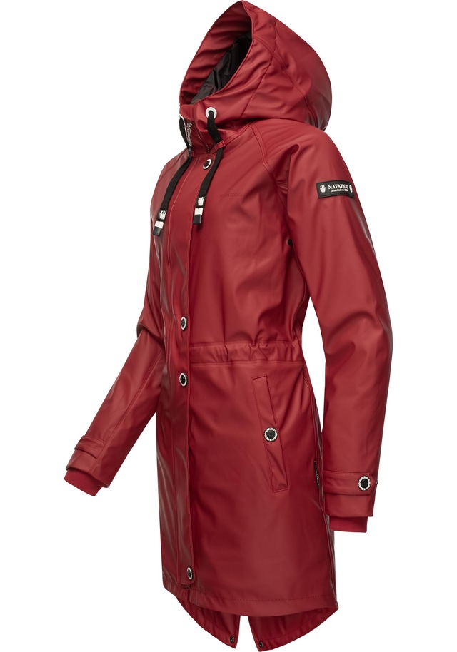 Navahoo Regenjacke »Rainy Flower« mit Kapuze modischer Damen Regenmantel mit Kapuze
