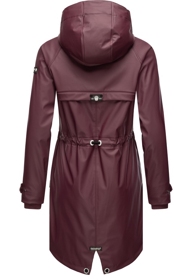 Navahoo Regenjacke »Rainy Flower« mit Kapuze modischer Damen Regenmantel mit Kapuze