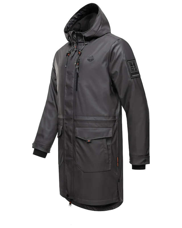 Stone Harbour Regenmantel »Verdaan« Wasserdichter Regenparka mit Fleece-Innenfutter