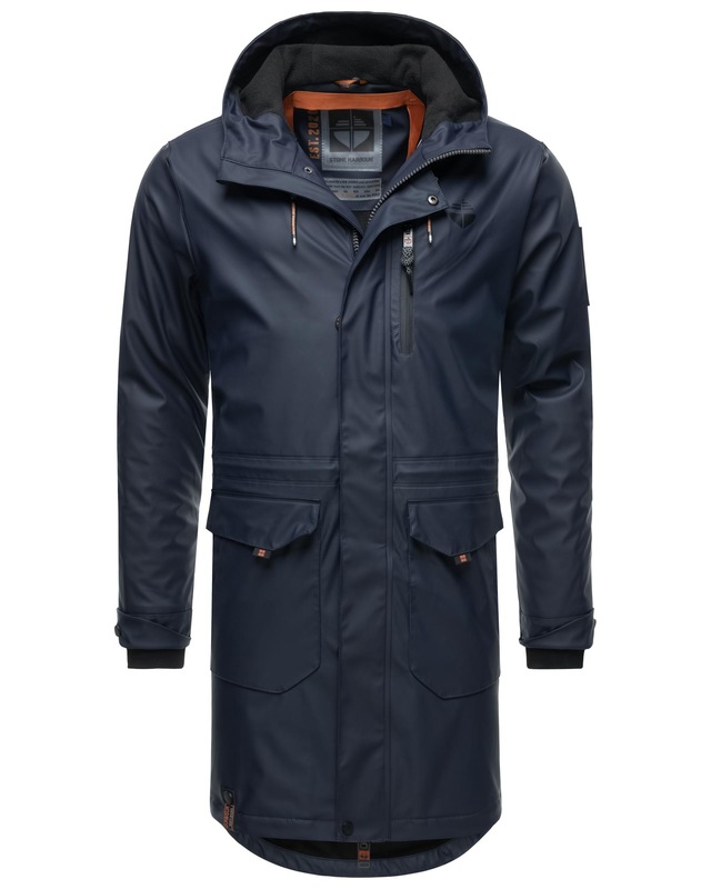 Stone Harbour Regenmantel »Verdaan« Wasserdichter Regenparka mit Fleece-Innenfutter