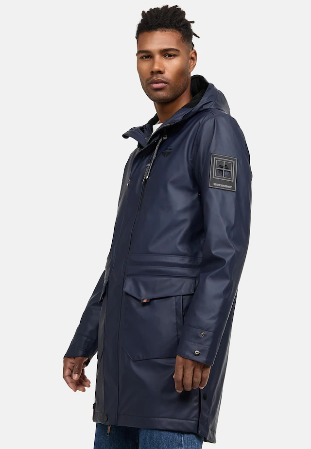 Stone Harbour Regenmantel »Verdaan« Wasserdichter Regenparka mit Fleece-Innenfutter