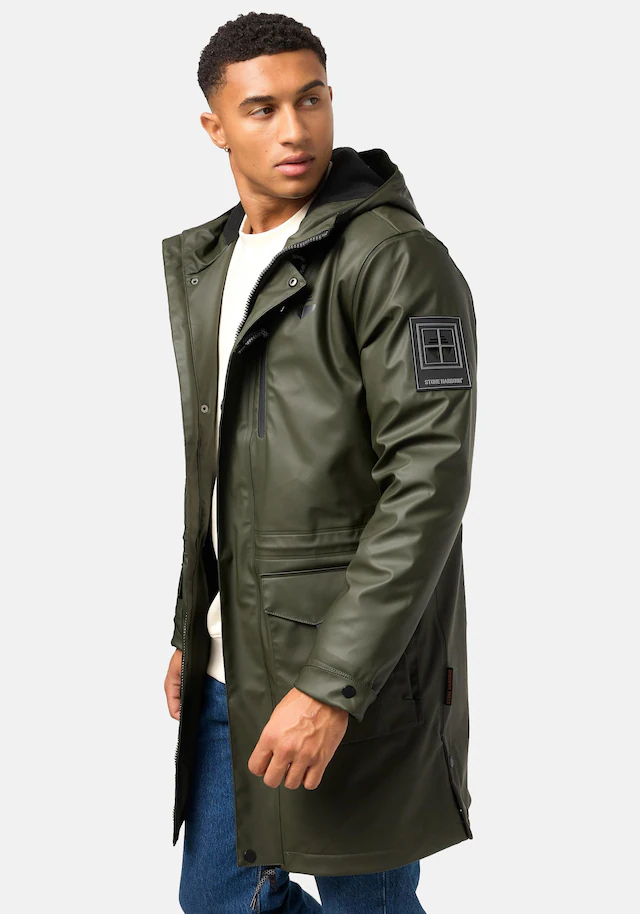 Stone Harbour Regenmantel »Verdaan« Wasserdichter Regenparka mit Fleece-Innenfutter