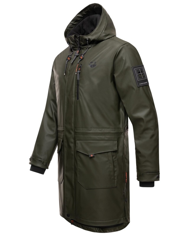 Stone Harbour Regenmantel »Verdaan« Wasserdichter Regenparka mit Fleece-Innenfutter