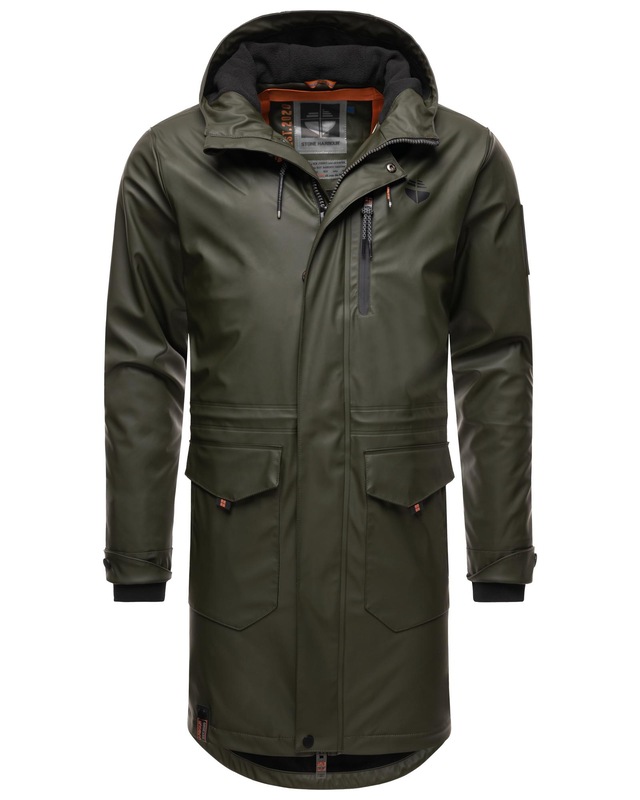 Stone Harbour Regenmantel »Verdaan« Wasserdichter Regenparka mit Fleece-Innenfutter