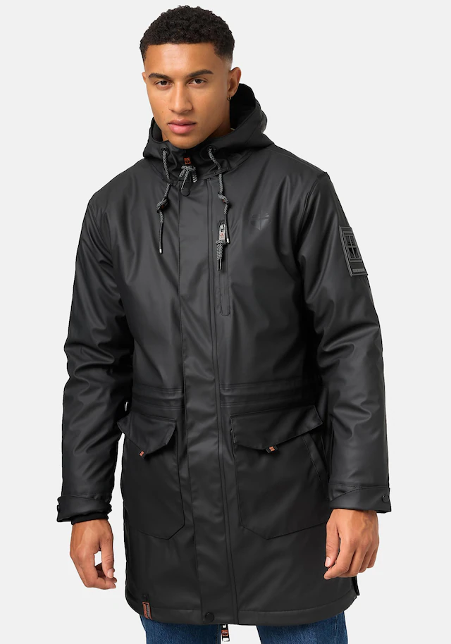 Stone Harbour Regenmantel »Verdaan« Wasserdichter Regenparka mit Fleece-Innenfutter