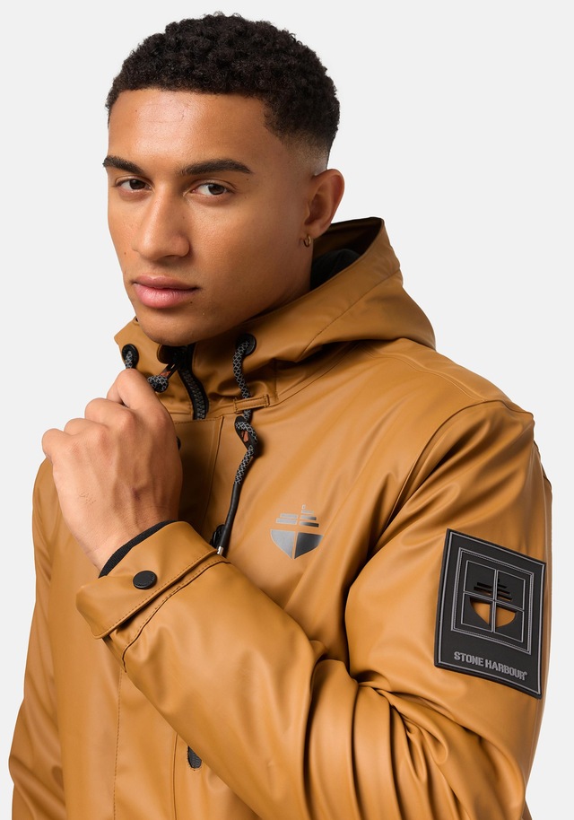 Stone Harbour Regenmantel »Verdaan« Wasserdichter Regenparka mit Fleece-Innenfutter